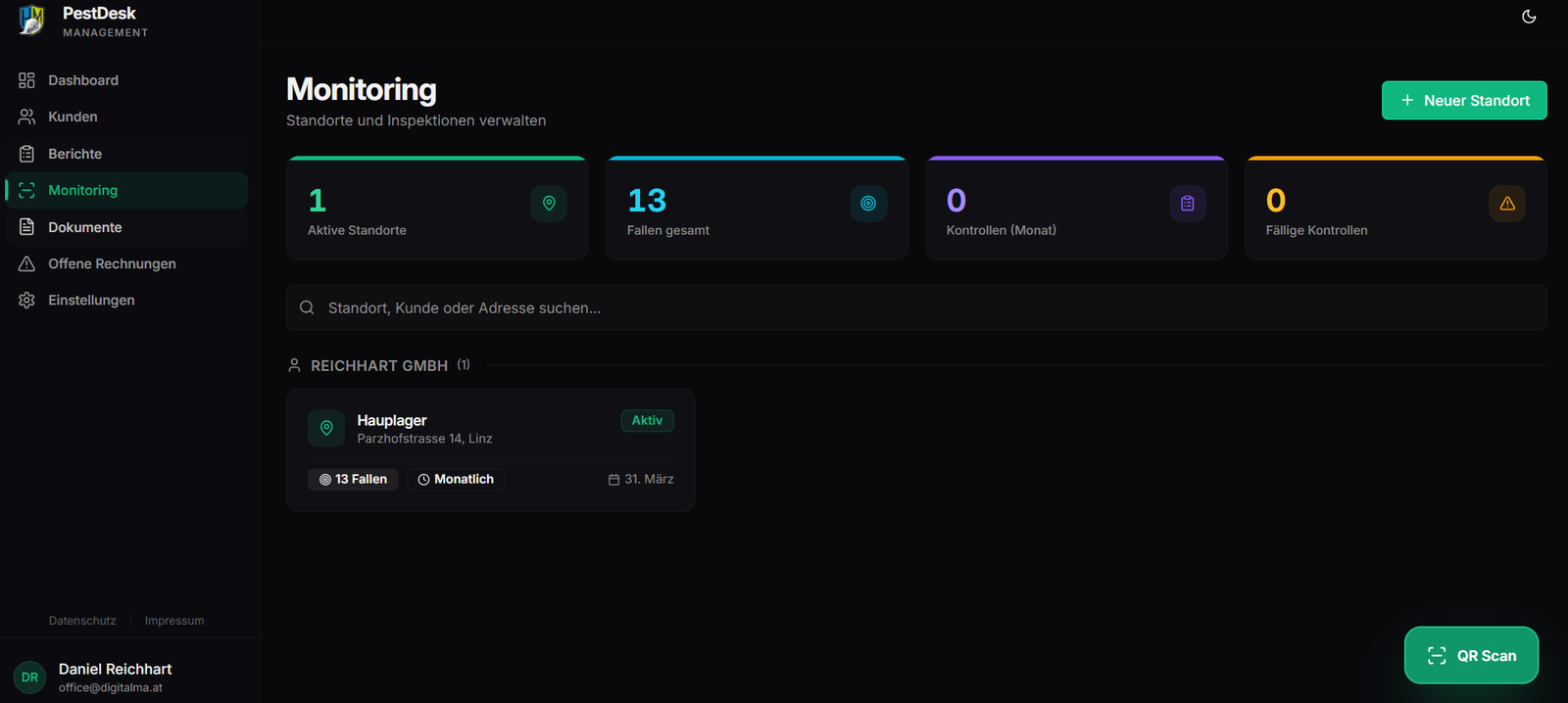 PestDesk Fallen-Monitoring