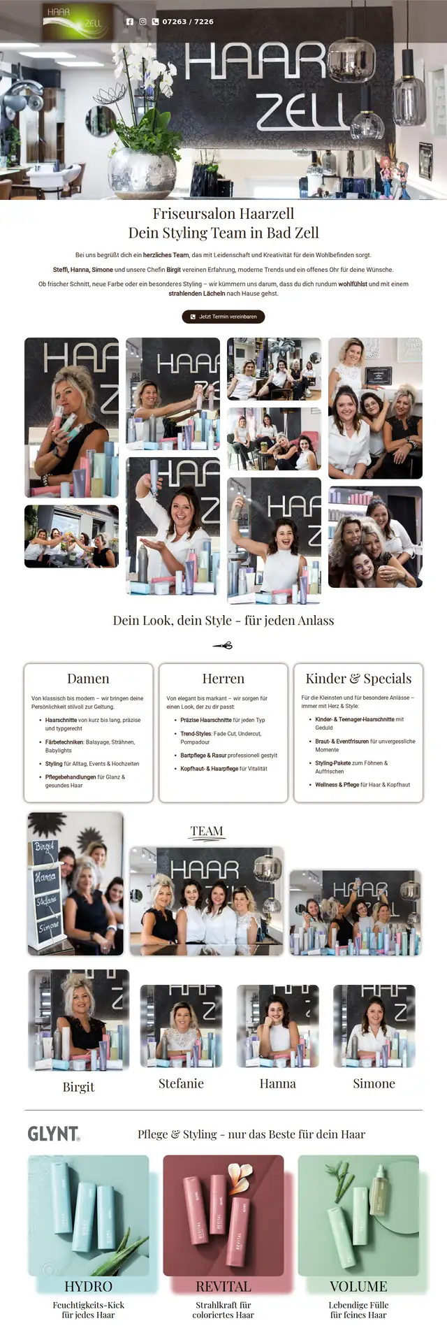 Website Friseursalon Haarzell