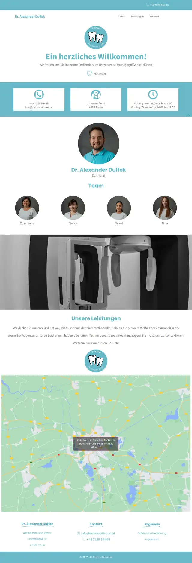 Website Zahnarzt Traun