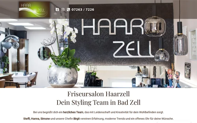 Website Friseursalon Haarzell