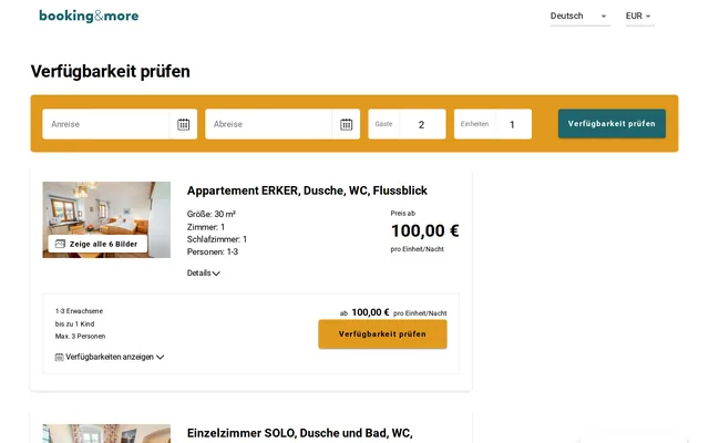 Website Haus Maria Wagner